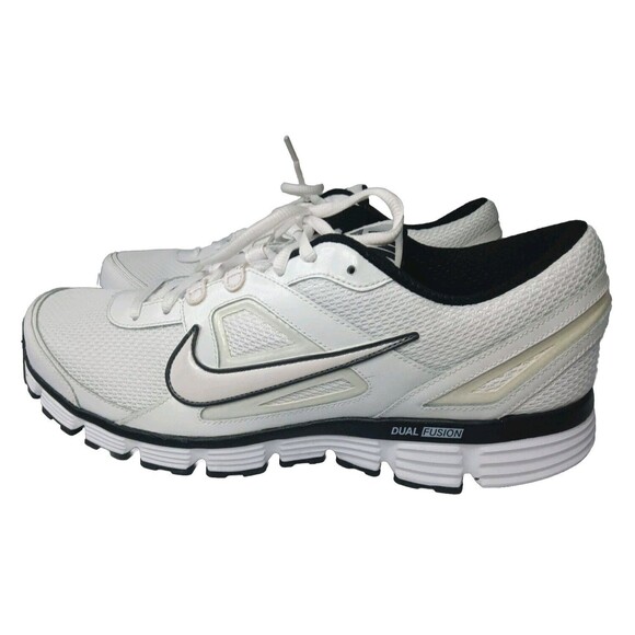 Nike Dual Fusion ST Shoes Men's Size 13 Sneakers White~Yellow - Picture 3 of 11